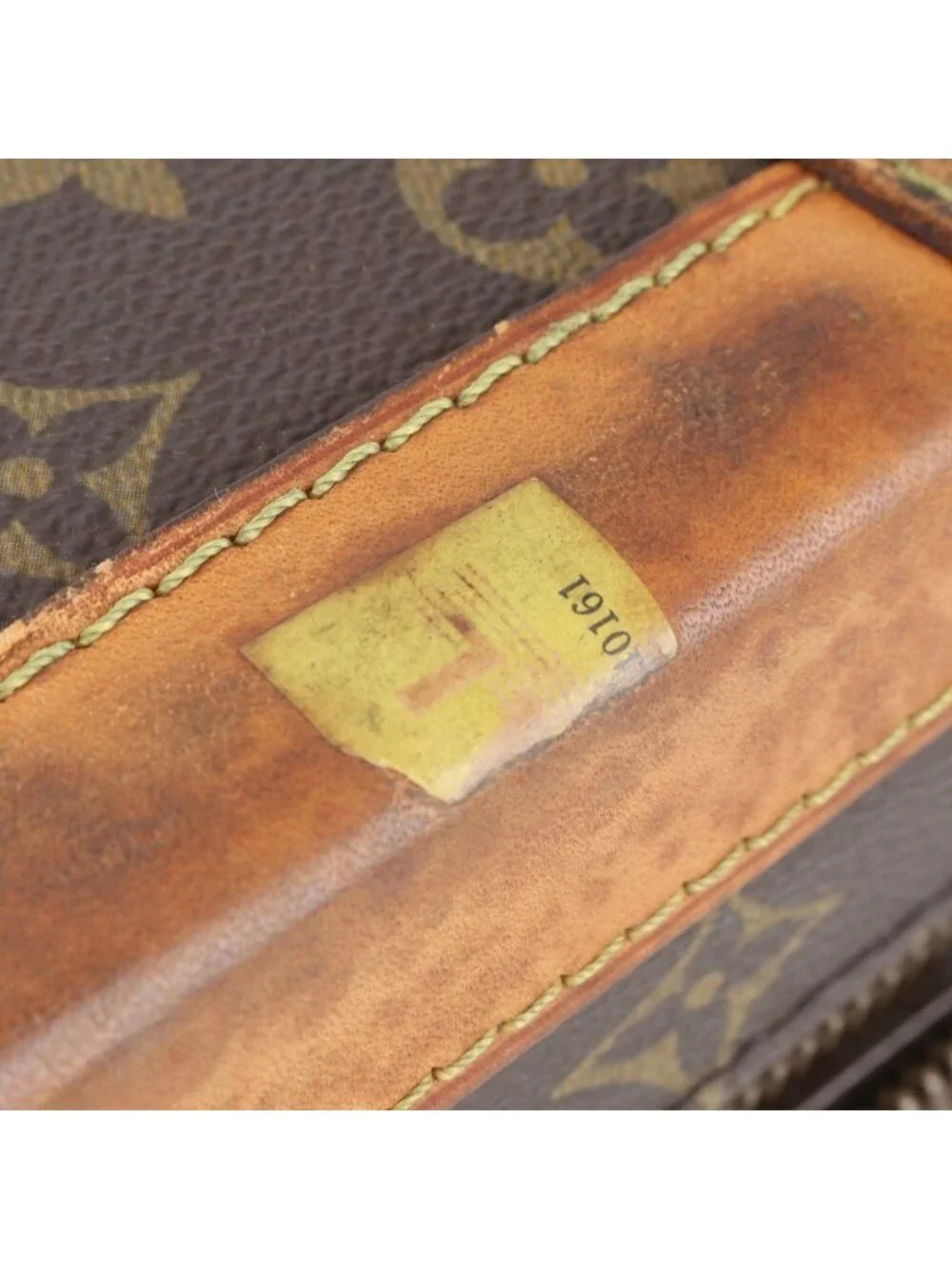 Louis Vuitton Monogram Stratos 70 Leather Trunk Hard Case Boston Bag